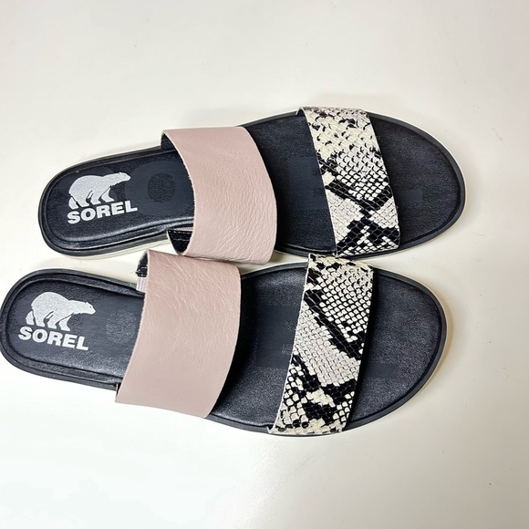 Sorel Snake Print Sandals - Picture 2 of 4
